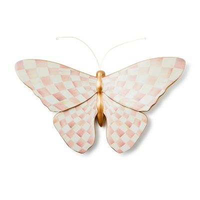 Rosy Check Wall Decor Butterfly mackenzie-childs Panama 0