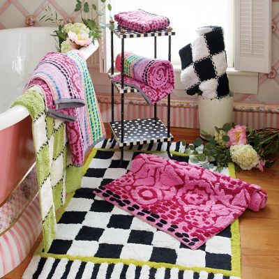 MacKenzie-Childs Courtly Check Bath Rug Large