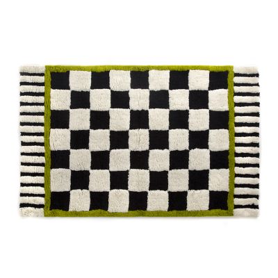 MacKenzie-Childs Courtly Check Bath Rug Large