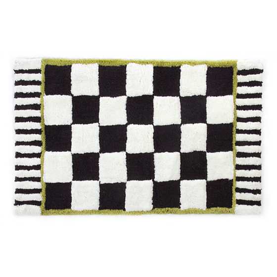 Courtly Check Bath Rug - Standard image one