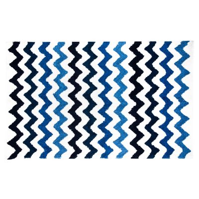 Royal Zig Zag Bath Rug - Large mackenzie-childs Panama 0