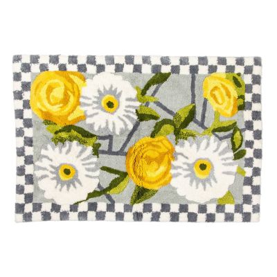 Chelsea Garden Bath Rug - Grey mackenzie-childs Panama 0