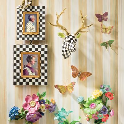 MacKenzie-Childs  Courtly Check Bee Wall Decor