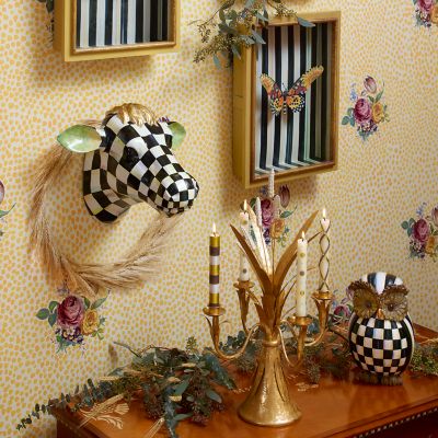 MacKenzie-Childs  Courtly Check Large Daisy Wall Decor