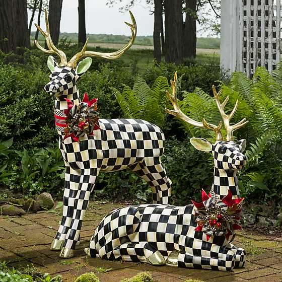 Courtly Check Resting Deer - Highland image two
