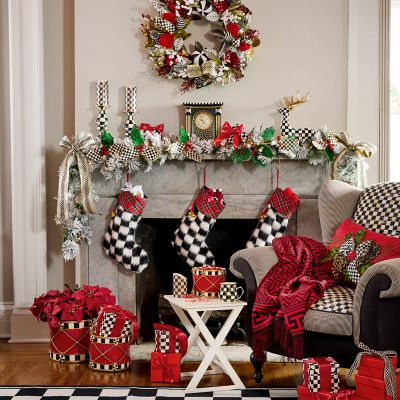 MacKenzie-Childs | Checkmate Christmas Wreath