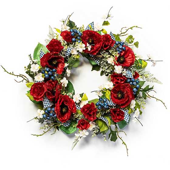 Royal Poppy Wreath image two