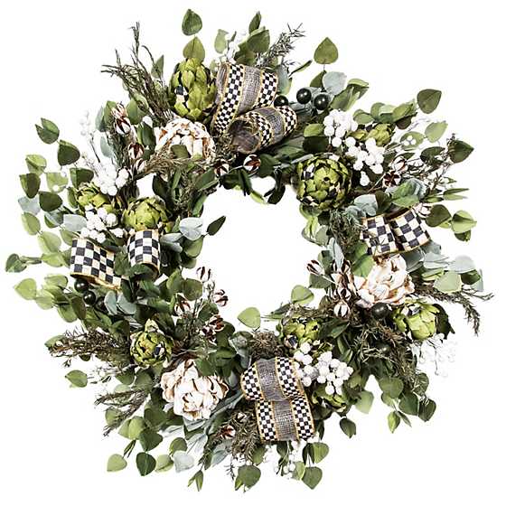 Courtly Artichoke 25" Wreath