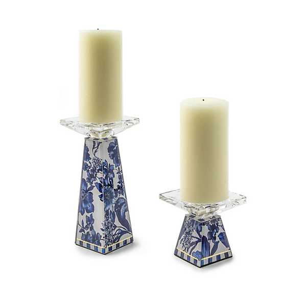 English Garden Candle Holder - Royal - Tall image four