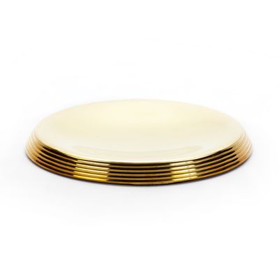 gold candle plate