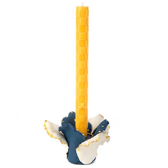 Daffodil Candle Holder - Blue & White image three