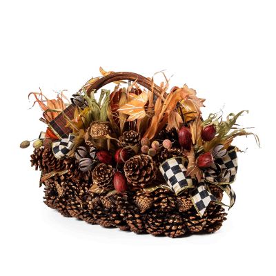 Fall On The Farm Basket Arrangement mackenzie-childs Panama 0