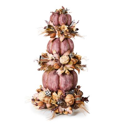 Autumnology Stacked Pumpkins Topiary mackenzie-childs Panama 0