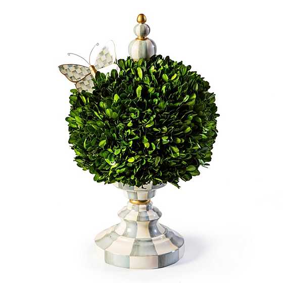 Sterling Check Boxwood Centerpiece - Medium image two