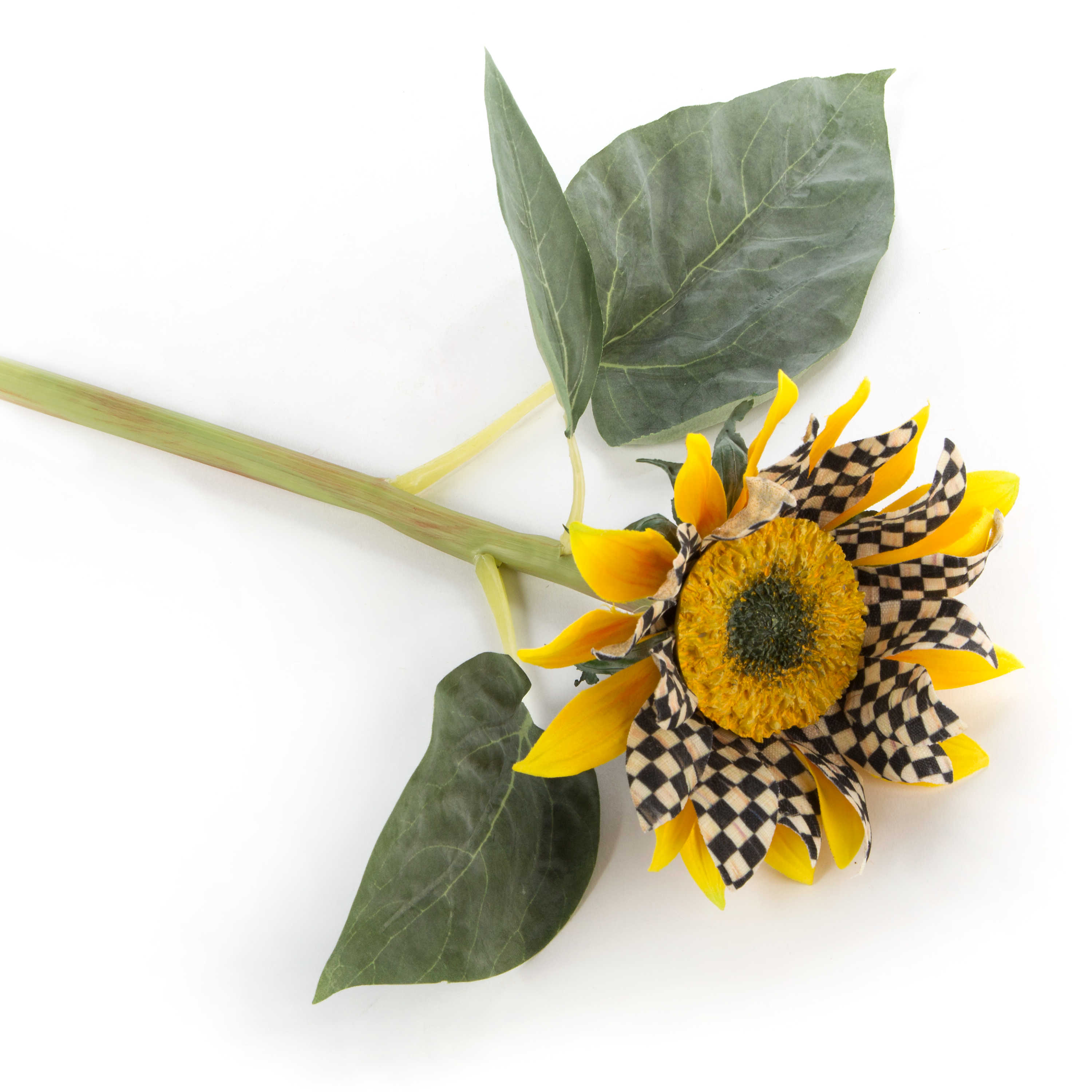 Courtly Check Yellow Sunflower mackenzie-childs Panama 0