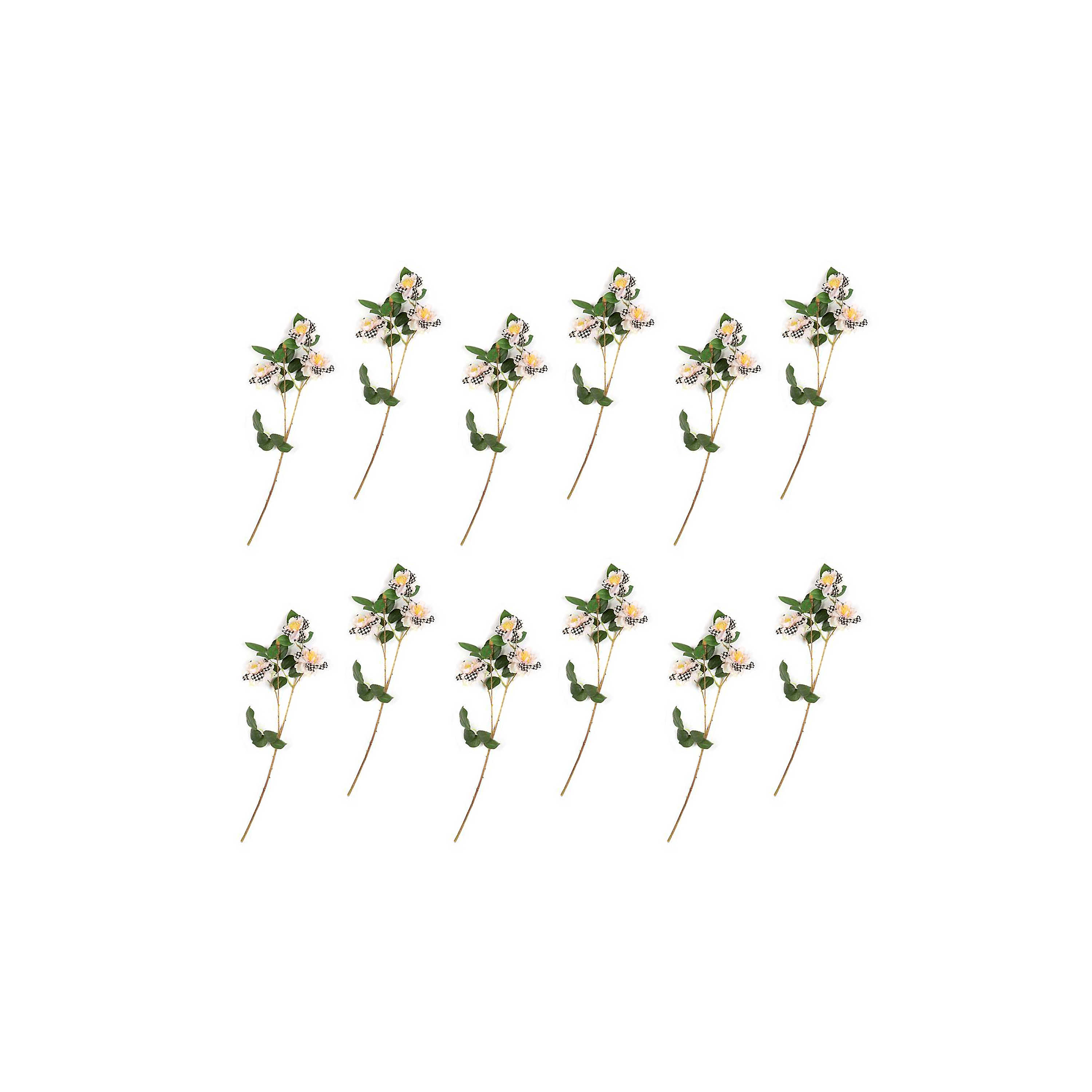 Wild Rose Spray Bouquet - Blush - Set of 12 mackenzie-childs Panama 0