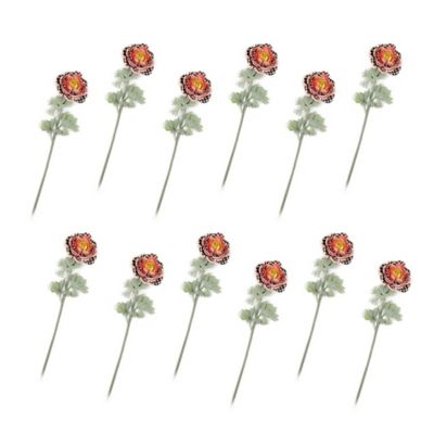 Ranunculus Bouquet - Peach - Set of 12 mackenzie-childs Panama 0