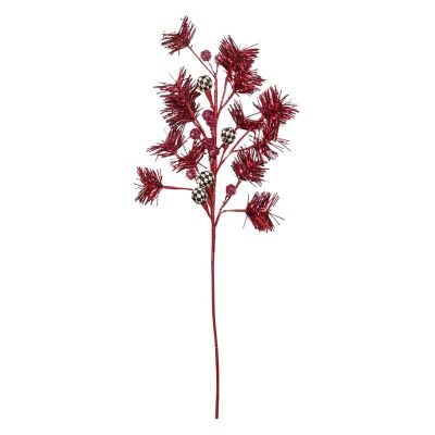 Granny Kitsch Tinsel Stem - Red mackenzie-childs Panama 0