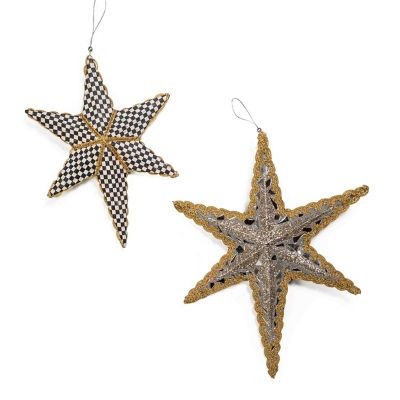 Glam Up Star Ornaments, Set of 2 mackenzie-childs Panama 0