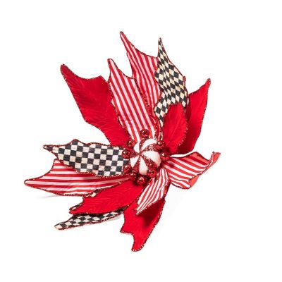 Peppermint Poinsettia Clip mackenzie-childs Panama 0