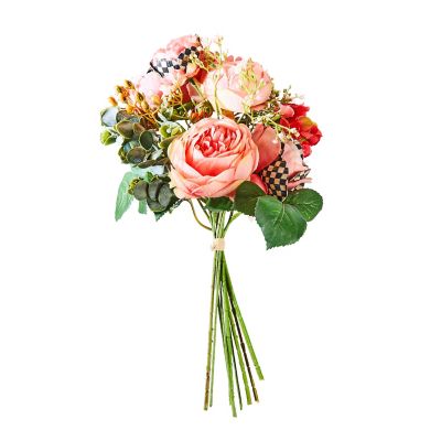 Peach Ranunculus & Rose Bouquet mackenzie-childs Panama 0