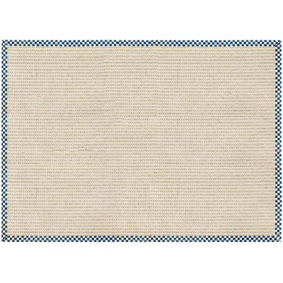 Royal Check Cable Wool Sisal 8' x 10' Rug mackenzie-childs Panama 0