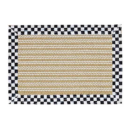 Sisal Wool Herringbone Rug - Courtly Check - 2' x 3' image two