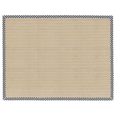 Courtly Check Sisal Wool Herringbone 8' x 10' Rug mackenzie-childs Panama 0