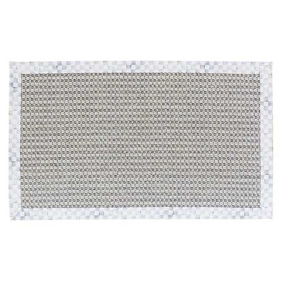 Chunky Sisal Wool Grey - Sterling Check - 3' x 5' Rug image two