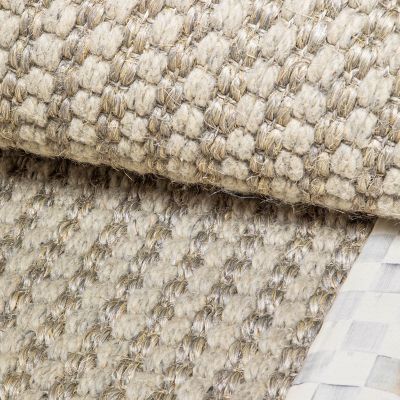 Chunky Sisal Wool Grey - Sterling Check - 6' x 9' Rug image three