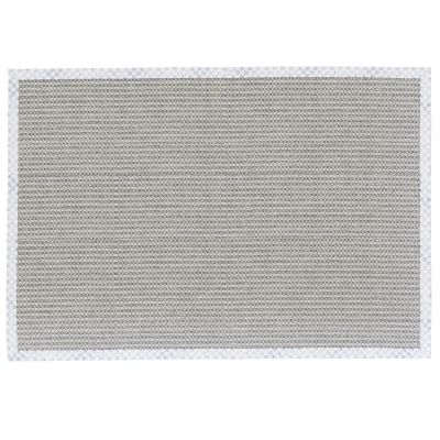 Sterling Check Chunky Sisal Wool Grey 8' x 10' Rug mackenzie-childs Panama 0