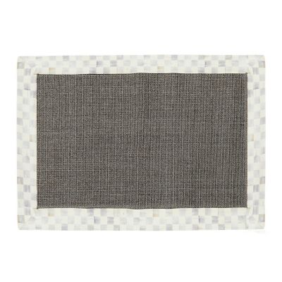 Sterling Check 2' x 3' Sisal Rug mackenzie-childs Panama 0