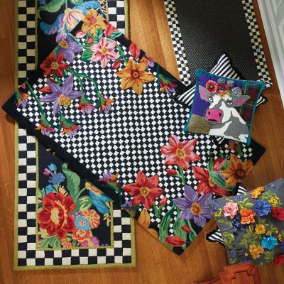 MacKenzie-Childs Courtly Check Floor Mat - 2' x 3