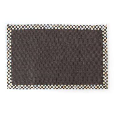 MacKenzie-Childs | Courtly Check Black Sisal Rug - 6' x 9'