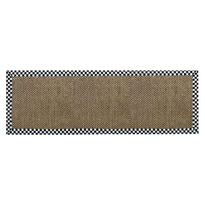 Chunky Sisal Rug - Courtly Check - 2'6" x 9' Runner image two