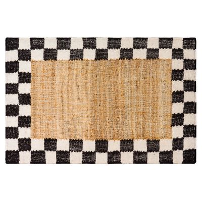 Check Jute 2' x 3' Rug mackenzie-childs Panama 0