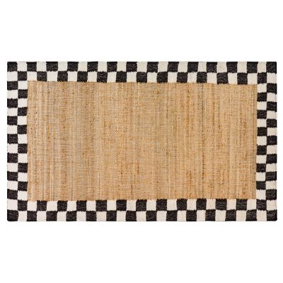 Check Jute 3' x 5' Rug mackenzie-childs Panama 0