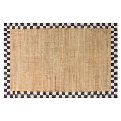 Check Jute 5' x 8' Rug mackenzie-childs Panama 0