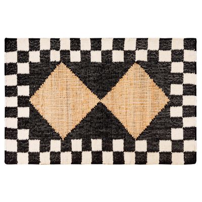 Diamond Jute 2' x 3' Rug mackenzie-childs Panama 0