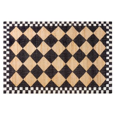 Diamond Jute 5' x 8' Rug mackenzie-childs Panama 0