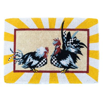 Sunrise Rooster Entrance Mat mackenzie-childs Panama 0