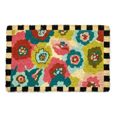 Always Flowers Entrance Mat mackenzie-childs Panama 0