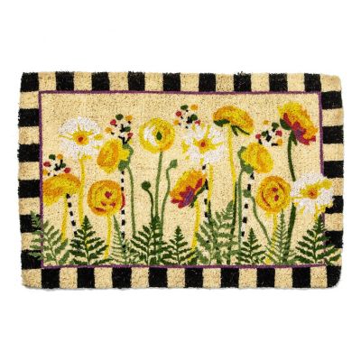 Everything is Coming Up Daisies Entrance Mat mackenzie-childs Panama 0