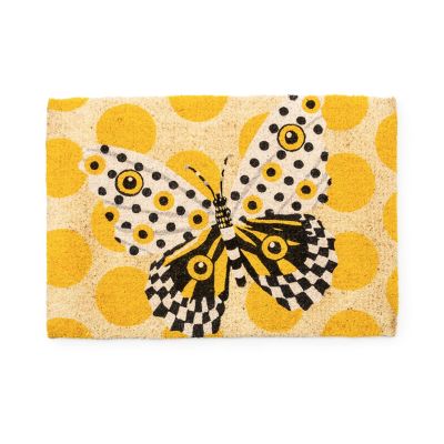 Spot On Butterfly Entrance Mat mackenzie-childs Panama 0