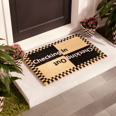 MacKenzie-Childs  Courtly Check Entrance Mat