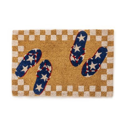 Flip Flops Entrance Mat mackenzie-childs Panama 0