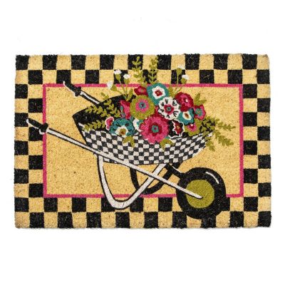 Wheelbarrow Entrance Mat mackenzie-childs Panama 0