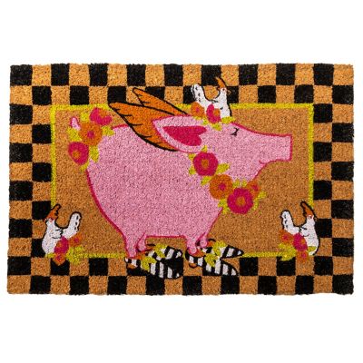 Flying Pig Entrance Mat mackenzie-childs Panama 0