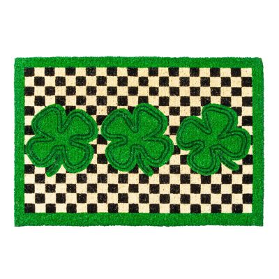 MacKenzie-Childs  Lucky Clover Entrance Mat