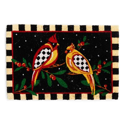 Holiday Cardinal Entrance Mat mackenzie-childs Panama 0